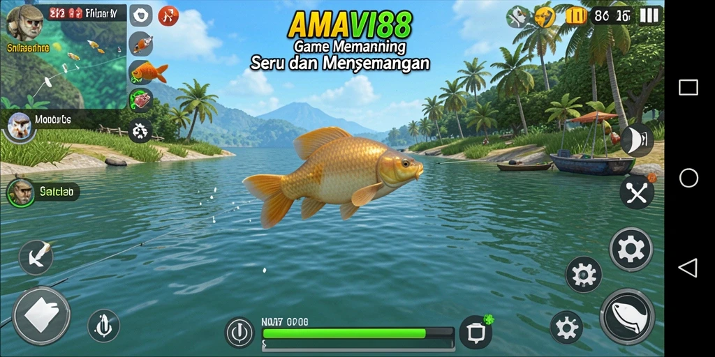 Tangkapan ikan di AMAVI88 yang memukau dan realistis.