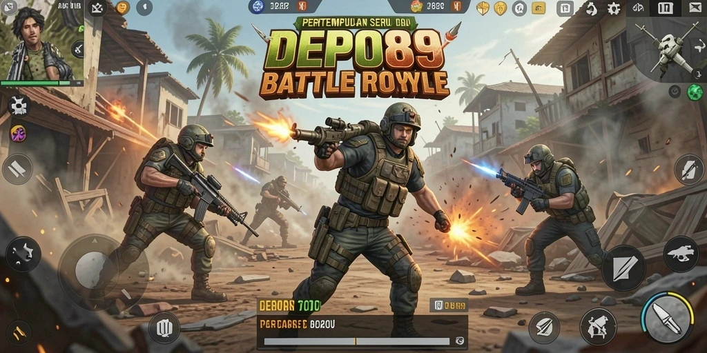 Tampilan gameplay seru dalam DEPO89 yang penuh aksi.