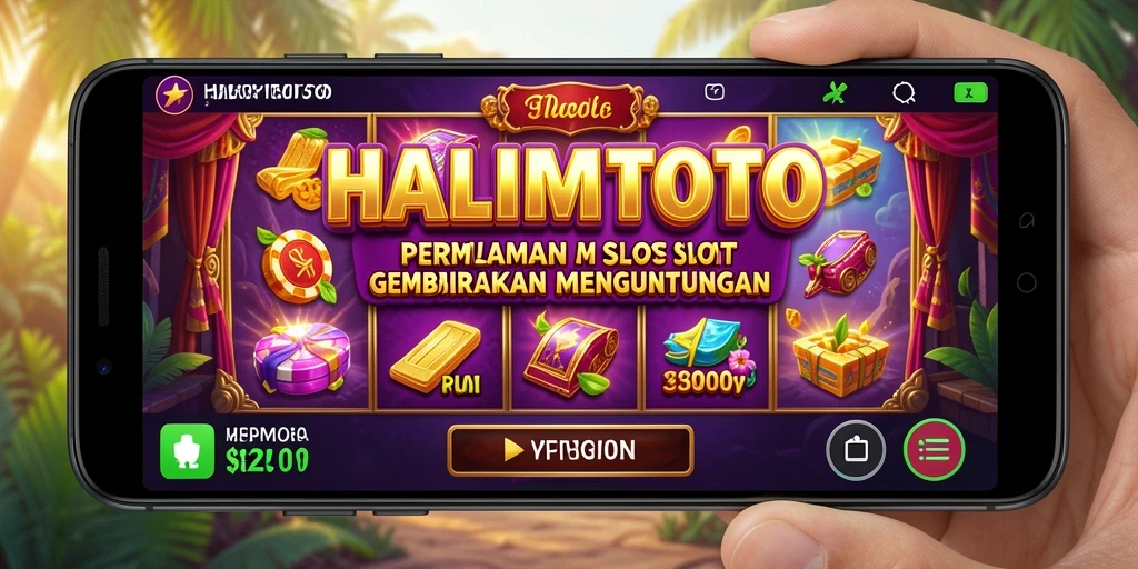 Tampilan menarik gameplay Slot HALIMTOTO dengan efek suara yang mendebarkan.