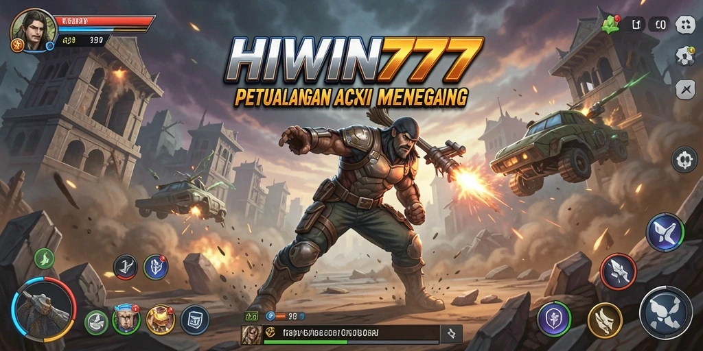 Tampilan action seru dengan grafis memukau dari gameplay HIWIN777.