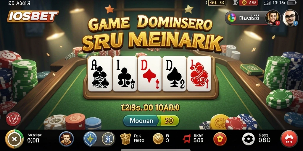 Tangkapan layar <strong>IOSBET</strong> menampilkan gameplay seru dan interaktif dari permainan Domino.