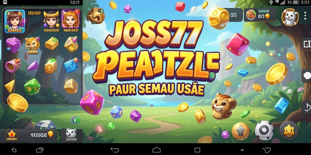 Tangkapan layar menampilkan gameplay menantang dari JOSS777.