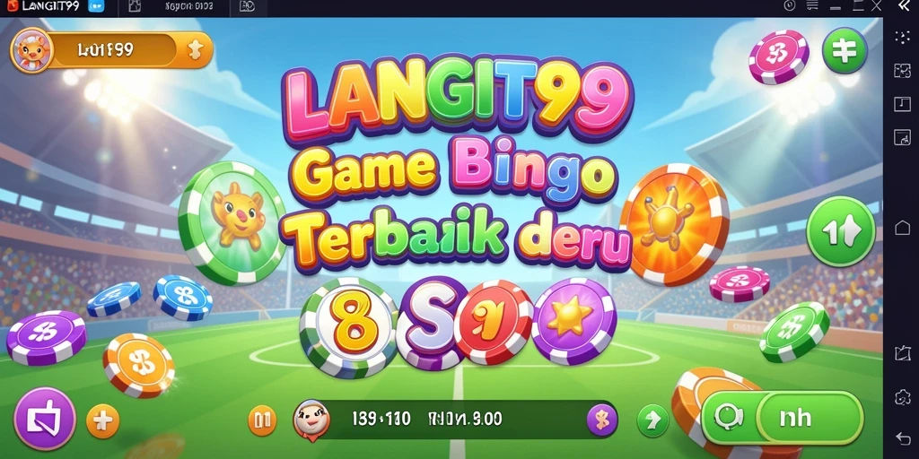 Tampilan gameplay Bingo LANGIT99 yang seru dan interaktif.