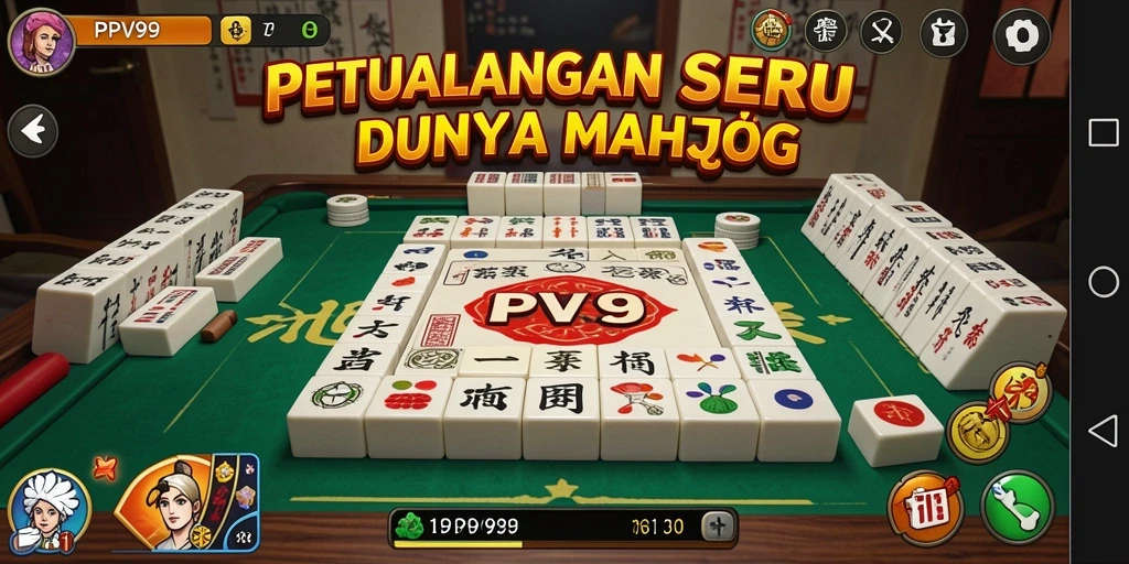 Screenshot utama PPV99 menampilkan gameplay Mahjong yang menarik dan menantang.