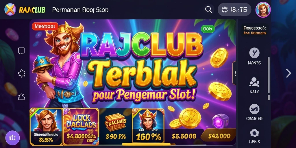 Tampilan gameplay menarik dari RAJACLUB saat bermain slot.