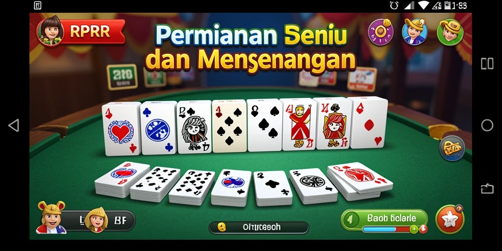 Screenshot gameplay RPRR yang menunjukkan aksi seru permainan Domino.