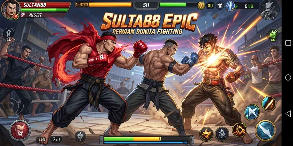 Gameplay Fighting yang seru dan mendebarkan di SULTAN88.